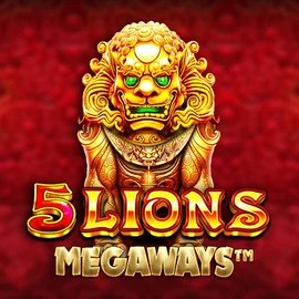 5 Lions Megaways game by Pragmatic Play – logo hosted on Robocat Casino