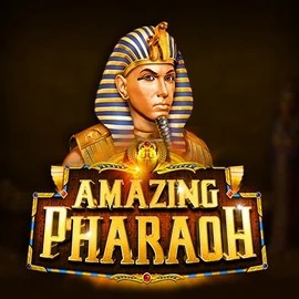 Amazing Pharaoh slot visual from Neko Games available on casinorobocats.com