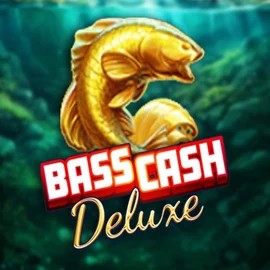 Bass Cash Deluxe online game logo by Alchemy Gaming on casinorobocats.com