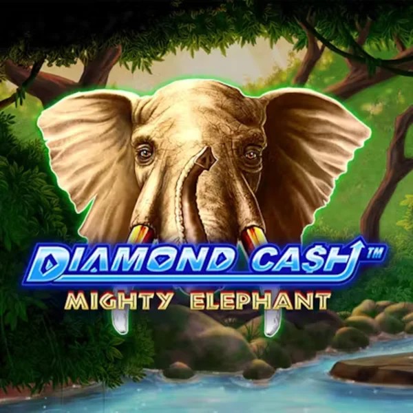 Diamond Cash Mighty Elephant online game logo by Greentube on casinorobocats.com