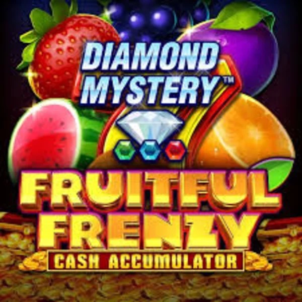 Diamond Mystery Fruitful Frenzy Cash Accumulator online game logo by Greentube on casinorobocats.com