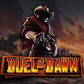 Slots logo of Duel At Dawn from Hacksaw Gaming at Robocat Casino