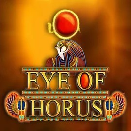 Eye of Horus by RTG (Reel Time Gaming), showcased at casinorobocats.com – game logo