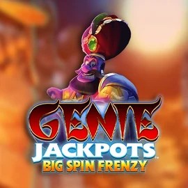 Genie Jackpots: Big Spin Frenzy by Blueprint Gaming, showcased at casinorobocats.com – game logo