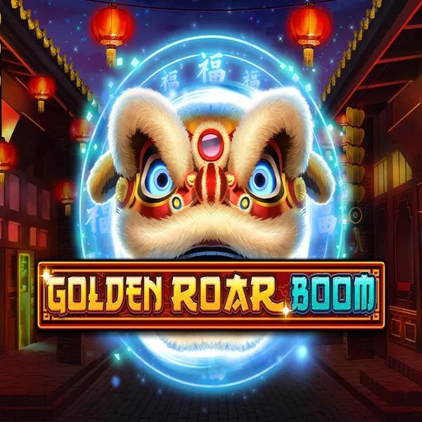 Golden Roar BOOM by Greentube, showcased at casinorobocats.com – game logo