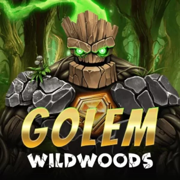Golem Wildwoods logo by BF Games Robocat Casino