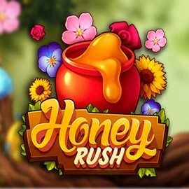 Honey Rush by Play'n GO, showcased at casinorobocats.com – game logo