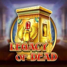 Legacy of Dead casino game by Play'n GO – featured logo at Robocat Casino