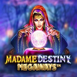 Madame Destiny Megaways logo by Pragmatic Play Robocat Casino