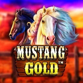 Mustang Gold casino game by Pragmatic Play – featured logo at Robocat Casino