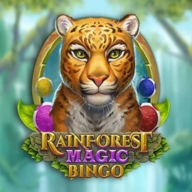 Rainforest Magic Bingo logo by Play'n GO at Robocat Casino