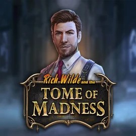 Slots logo of Tome of Madness from Play'n GO at Robocat Casino
