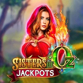 Sisters Of Oz Jackpots by Triple Edge Studios, showcased at casinorobocats.com – game logo