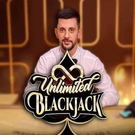 Unlimited Blackjack slot visual from Ezugi available on casinorobocats.com
