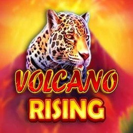 Volcano Rising logo – Slots by RubyPlay at Robocat Casino