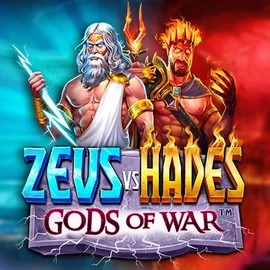Slots logo of Zeus vs Hades: Gods of War from Pragmatic Play at Robocat Casino